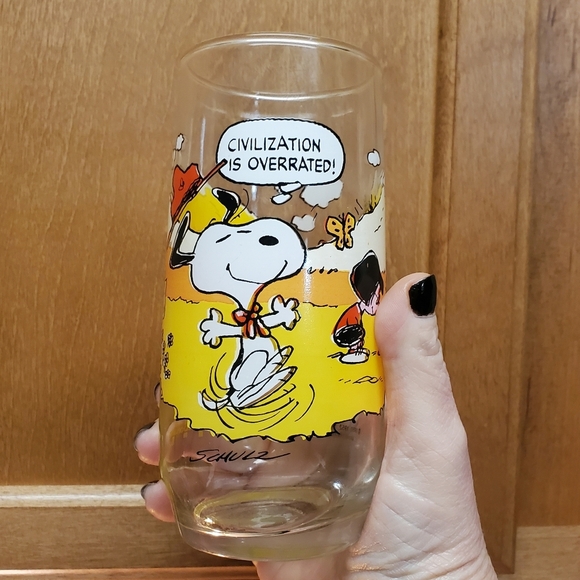 1983 Vintage Mcdonalds Camp Snoopy Collection. Set Of 4 Glasses. - Picture 13 of 16